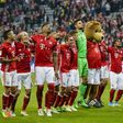 The players of Bayern Munich celebrate their victory after the German first division Bundesliga football match FC Bayern Munich v BVB Borussia Dortmund in Munich, southern Germany, on April 8, 2017