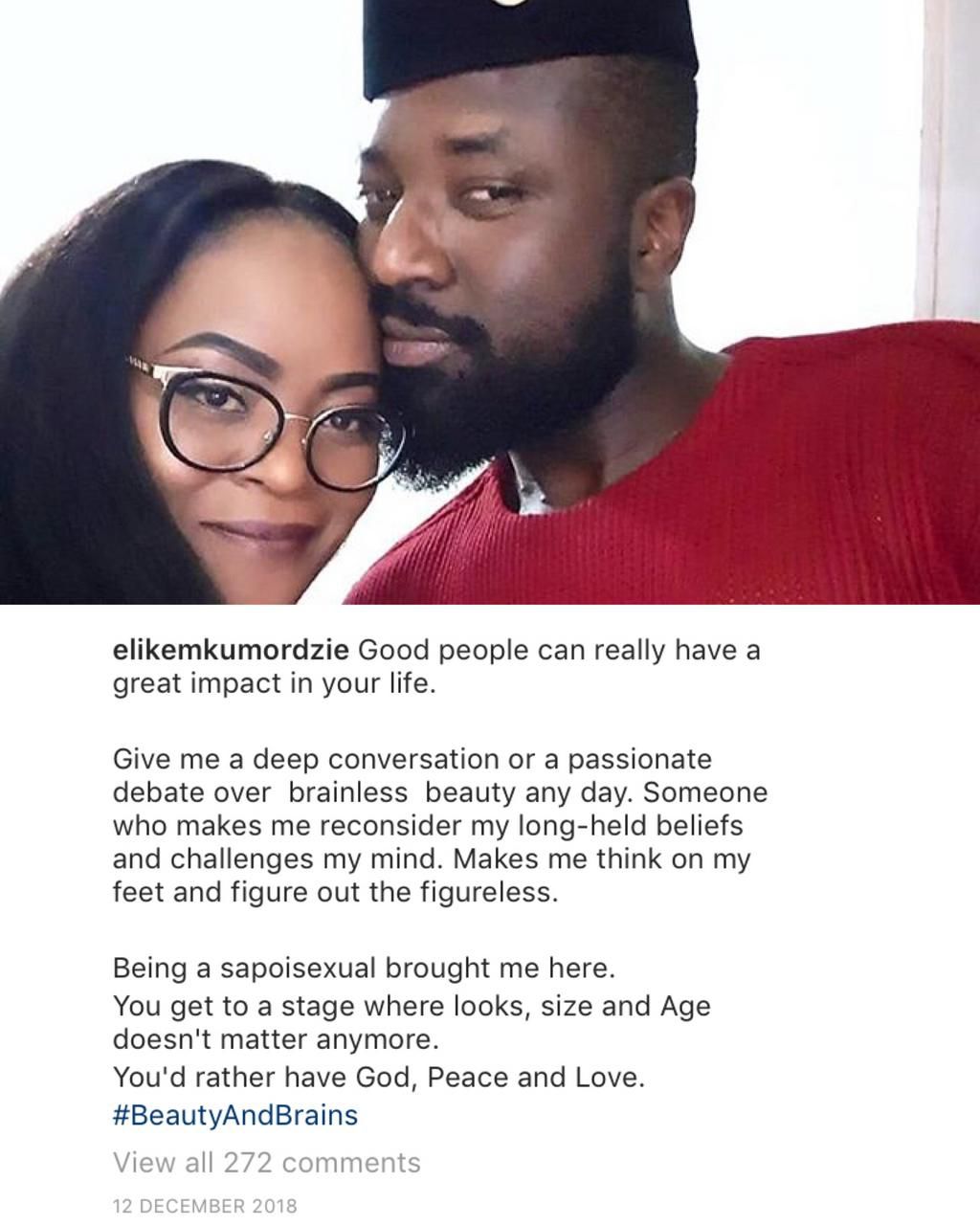 Elikem's Instagram Post