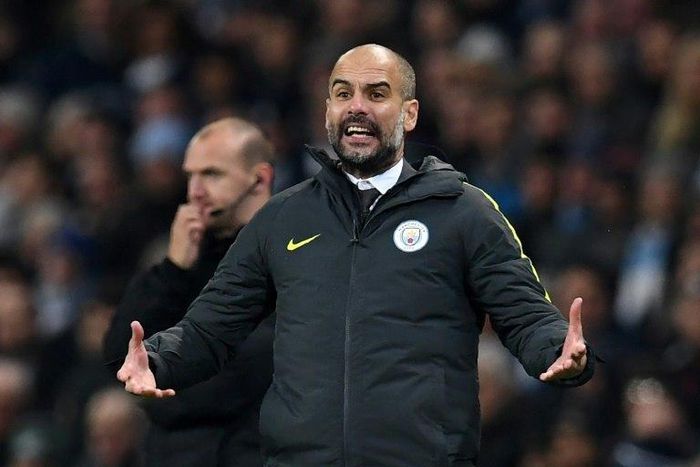 Manchester City's Spanish manager Pep Guardiola gestures on the touchline during the English Premier League football match between Manchester City and Arsenal at the Etihad Stadium in Manchester, north west England, on December 18, 2016