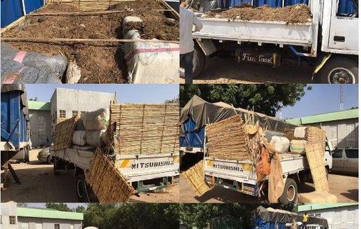 The NCS intercepts trailer of contraband second hand clothes