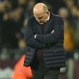 Hull City's English manager Mike Phelan reacts on the touchline during their match against West Ham United in London on December 17, 2016
