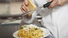 Italian pasta with cheese.