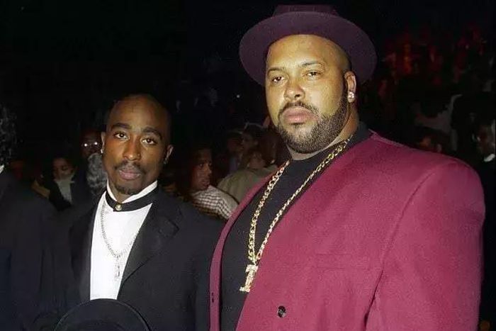 Tupac Shakur with Marion Suge Knight