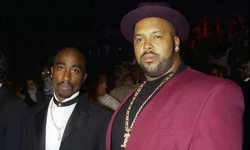 Tupac Shakur with Marion Suge Knight