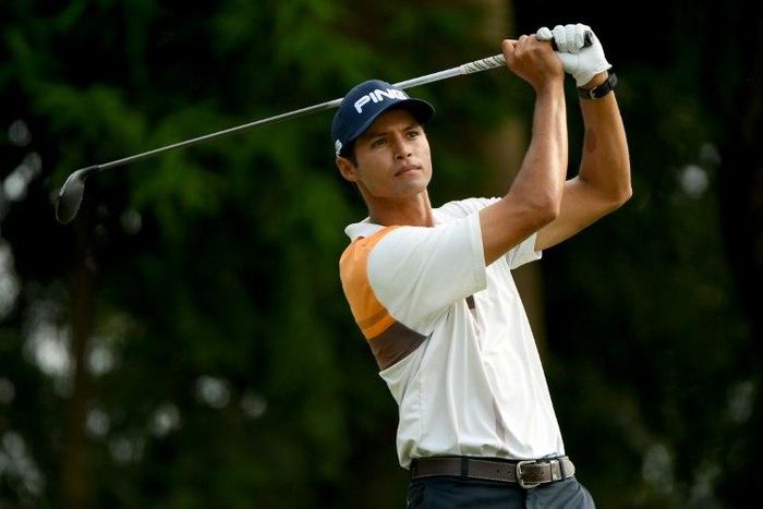 The United States' Johannes Veerman shares the top of the Manila Masters' leaderboard with four other players after the opening round