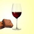A glass of wine or a brownie?