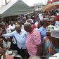 Commercial activity came to a halt at the arrival of the NPP flagbearer