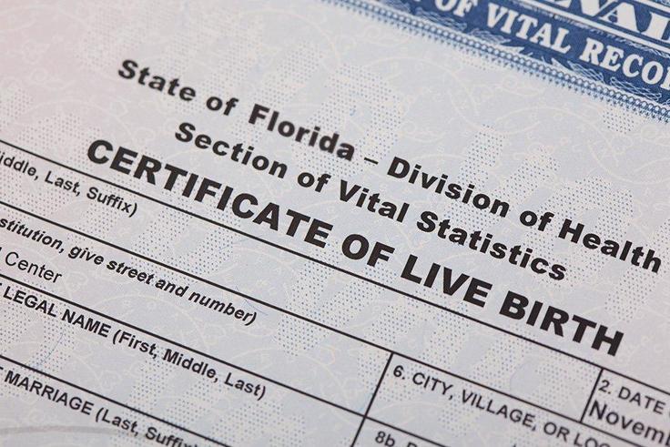 Birth certificate for miscarriage