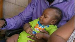 Ghanaian actor, Adjetey Anang and son