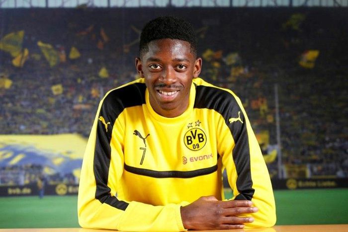 Dortmund's French midfielder Ousmane Dembele, seen during an interview with AFP at the teams training ground in Dortmund, on February 16, 2017