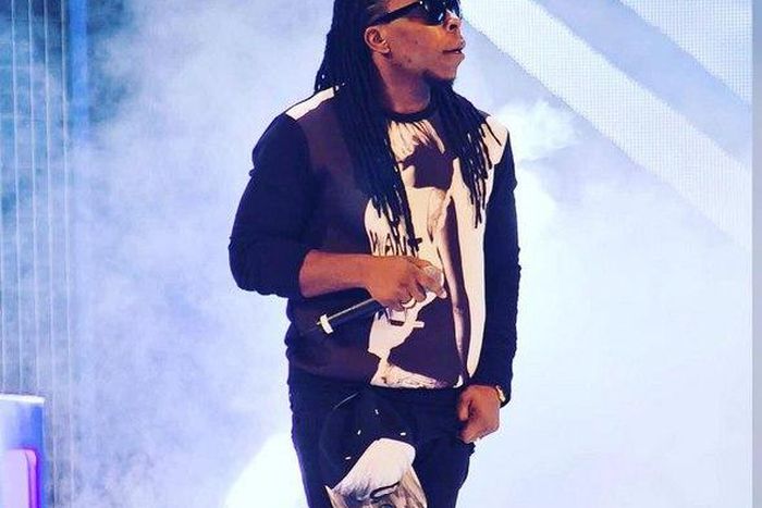 Edem performing on stage