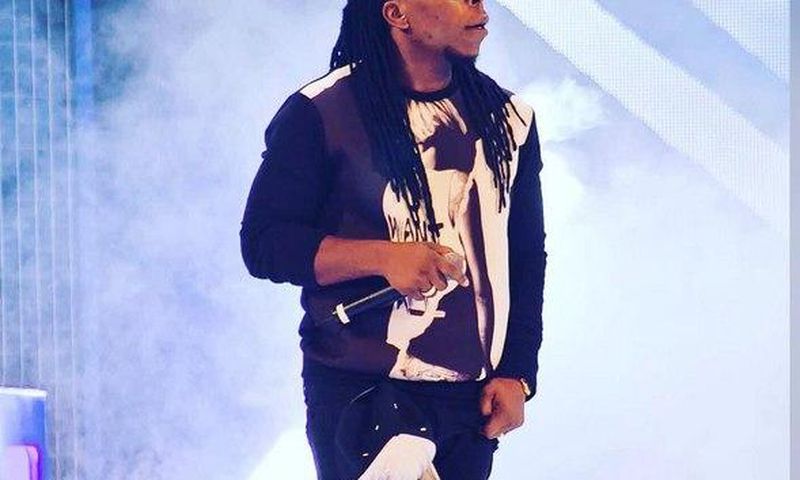 Edem performing on stage