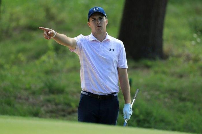 Jordan Spieth of the US, seen during a practise round for the WGC Dell Match Play, at Austin Country Club in Texas, on March 21, 2017