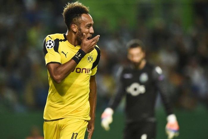 Dortmund's Gabonese forward Pierre-Emerick Aubameyang was voted German Bundesliga player of the year last season