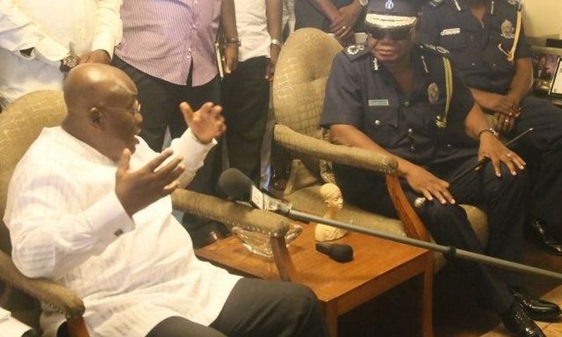 The IGP made this known when he paid a courtesy call on Mr Akufo-Addo to congratulate him for his electoral victory.