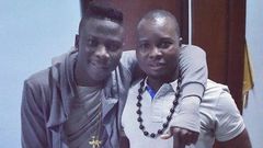 Stonebwoy and his manager Karl Gid