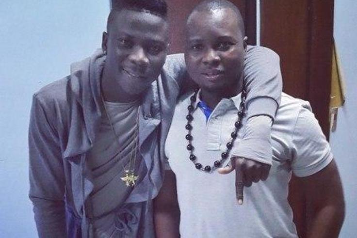Stonebwoy and his manager Karl Gid
