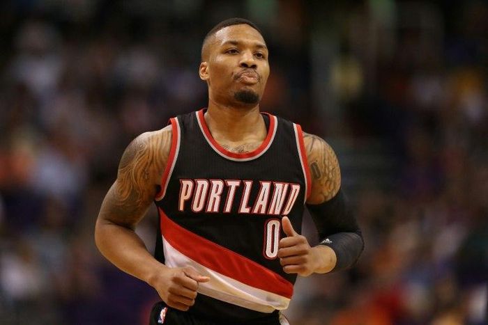 The Portland Trail Blazers' Damian Lillard has scored 30 points or more in 13 games this season