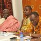 Nana Soglo Alloh IV (with the microphone)