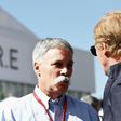 Chase Carey (L), new chairman and chief executive of the Formula One Group, told the BBC that F1 "needs to be run differently than for the last four or five years"