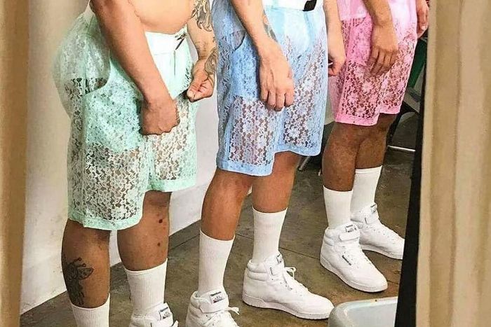 In Vogue: Lace shorts for men have arrive