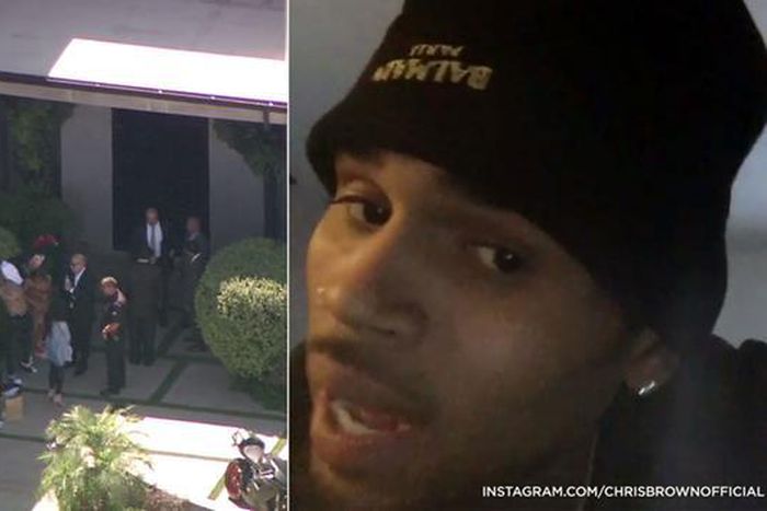 Chris Brown arrested for pulling a gun