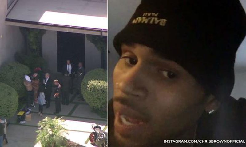 Chris Brown arrested for pulling a gun