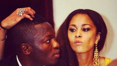 Sulley Muntari and Menaye Donkor