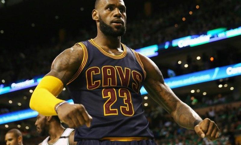 LeBron James of the Cleveland Cavaliers surpassed NBA icon Michael Jordan as the league's all-time leading playoff scorer