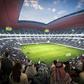 A computer generated image of the stadium to be built in Al-Khor for the Qatar World Cup