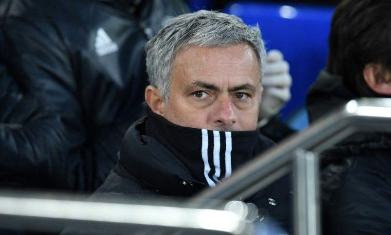 Manchester United's manager Jose Mourinho ahead of the English Premier League football match between Everton and Manchester United on December 4, 2016