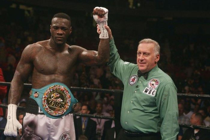 Deontay Wilder, pictured in July 2016, is 37-0 with 36 knockouts