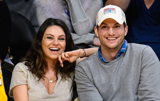 Mila Kunis and Ashton Kutcher.