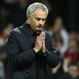 Manchester United's Portuguese manager Jose Mourinho gestures to supporters after their match against Manchester City October 26, 2016