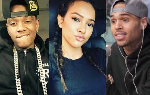 Between Chris Brown, Soulja Boy and karrueche