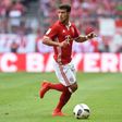 Bayern Munich's Juan Bernat looks for an opening during the match against Cologne in Munich, southern Germany, on October 1, 2016