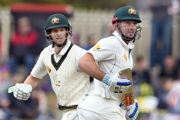 Australian batsmen Adam Voges (L) and Shaun Marsh have a strong chance of retaining their spot in the starting XI