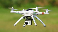 A drone in action