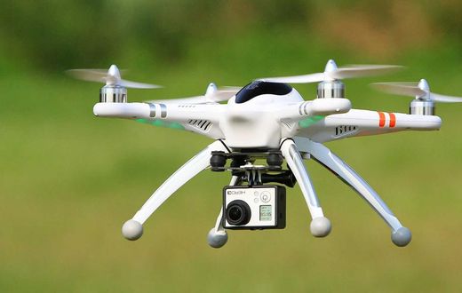 A drone in action