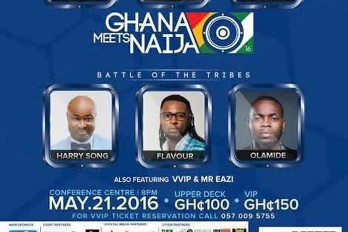 Tigo Ghana Meets Naija tickets almost sold out