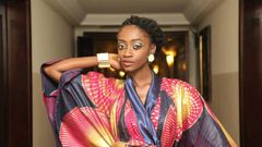 Adomaa in an African print