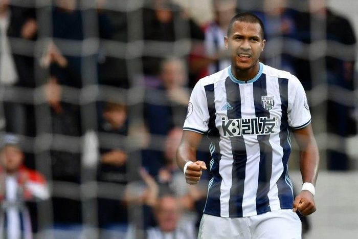 West Bromwich Albion's striker Salomon Rondon, seen in September 2016, set up a goal from James Morrison against Burnley November 21, 2016