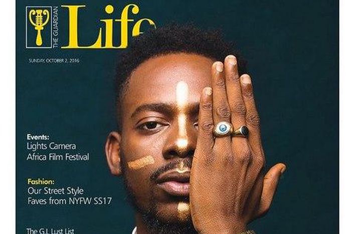 Adekunle Gold covers Guardian Life Magazine