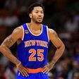 Derrick Rose, pictured in December 2016, angered the Knicks management after disappearing without notifying team officials or explaining his absence