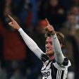 Juventus' Daniele Rugani celebrates after scoring a goal during their UEFA Champions League match against Dinamo Zagreb, at the Juventus Stadium in Turin, on December 7, 2016