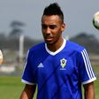 Pierre-Emerick Aubameyang trains with Gabon, hosting the Africa Cup of Nations, in Libreville on January 20, 2017