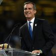 Los Angels Mayor Eric Garcetti told the Association of National Olympic Committees' General Assembly, "My vision of America is a country that is informed by the Olympic vision"