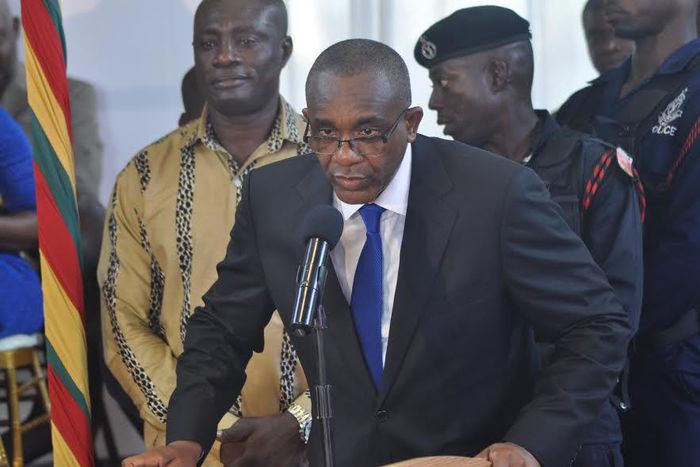 Mr. Kofi Sekyere, speaking at the commissioning ceremony of the Kumasi City Mall