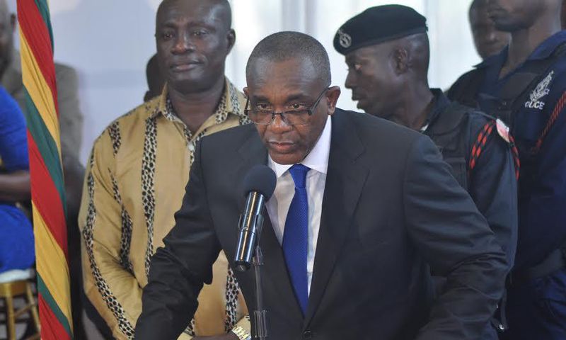Mr. Kofi Sekyere, speaking at the commissioning ceremony of the Kumasi City Mall