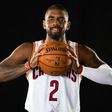 Kyrie Irving of the Cleveland Cavaliers helped quell a spirited Houston Rockets including a deep three-pointer in the game's final minute